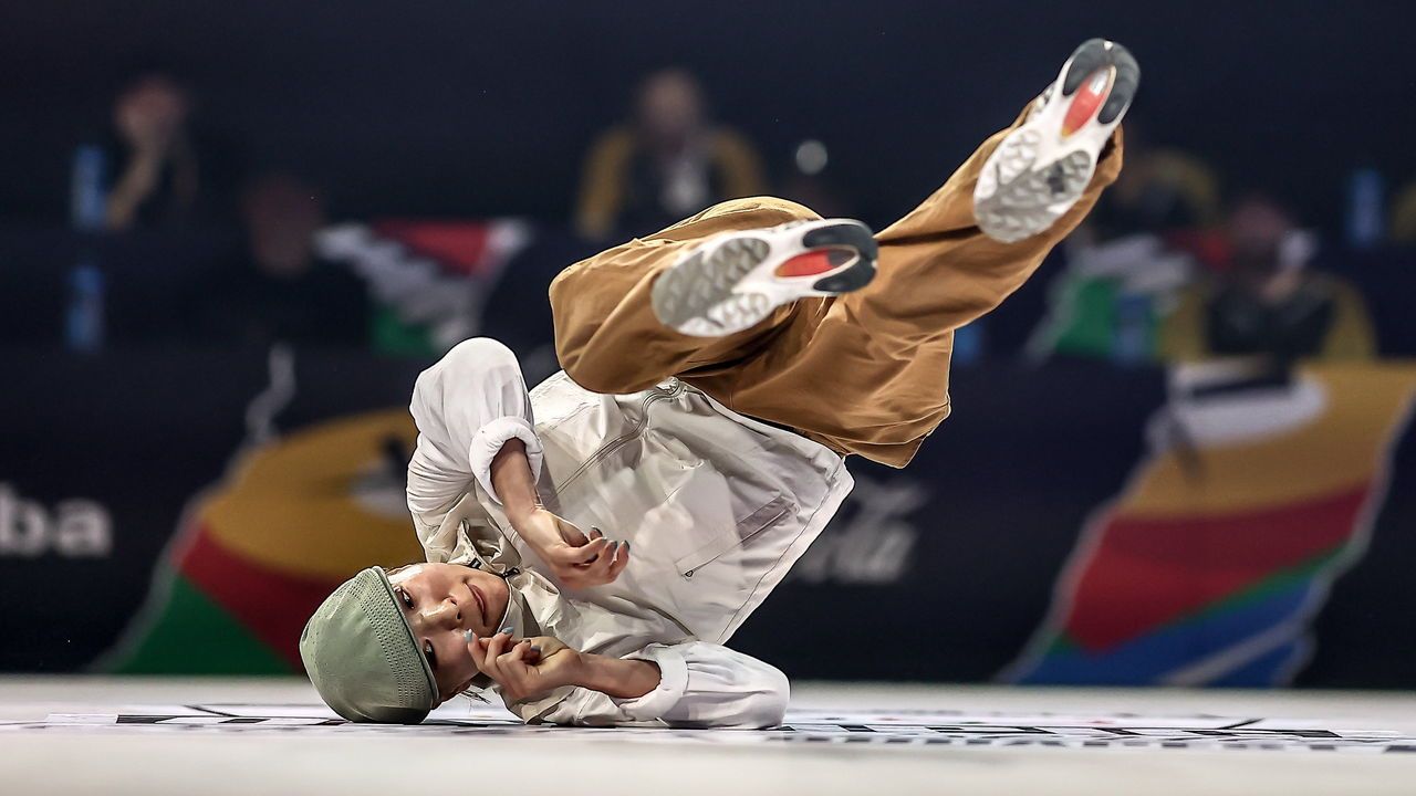 STARRY of South Korea competes in the Breaking B-Girls Pre-Selection Battle during the Olympic Qualifier Series